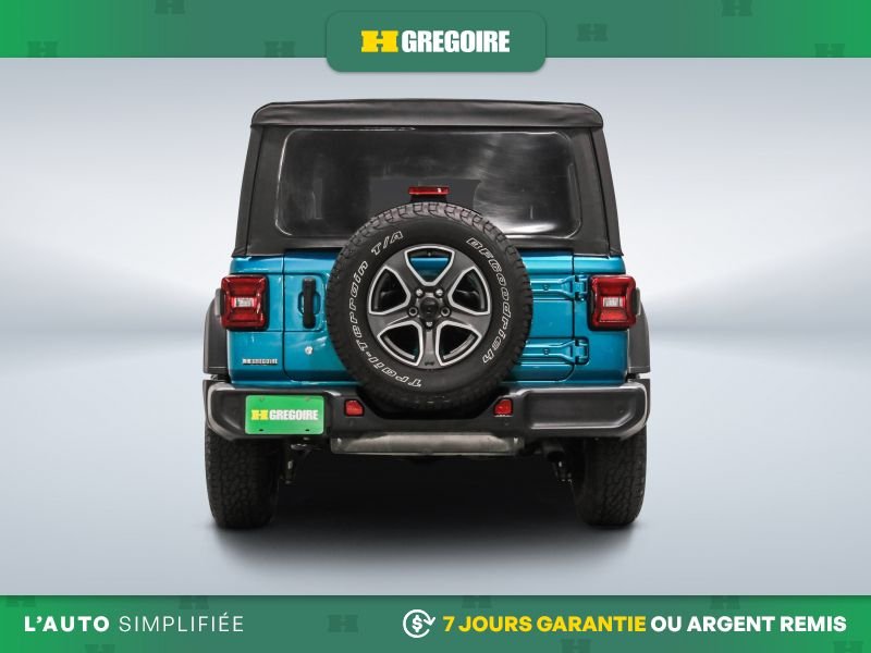 Jeep Wrangler Unlimited 729504 | Sport AWD AUTO A/C TOIT GR ELECT MAGS CAM RECUL 2020 Bleu Laval - photo #7