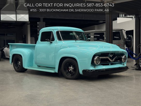 1955 Ford F-100 1955 Blue