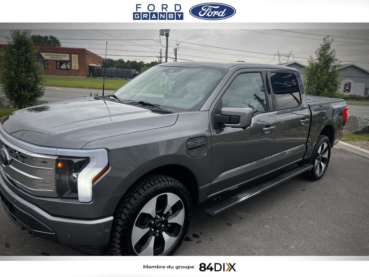 2023 Ford F-150 Lightning Grey Granby - photo #6
