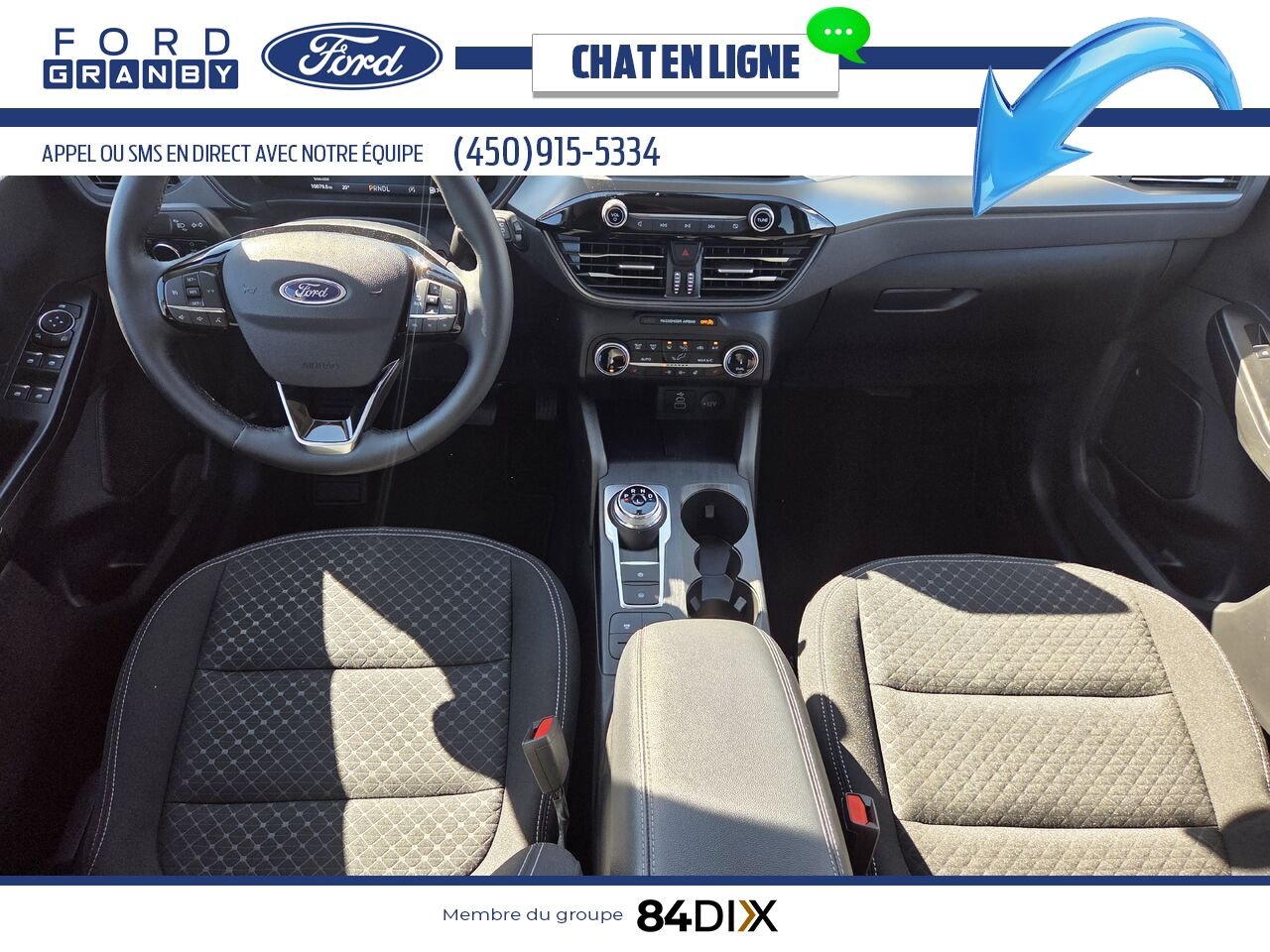 Ford Escape 2025 Blanc Granby - photo #8