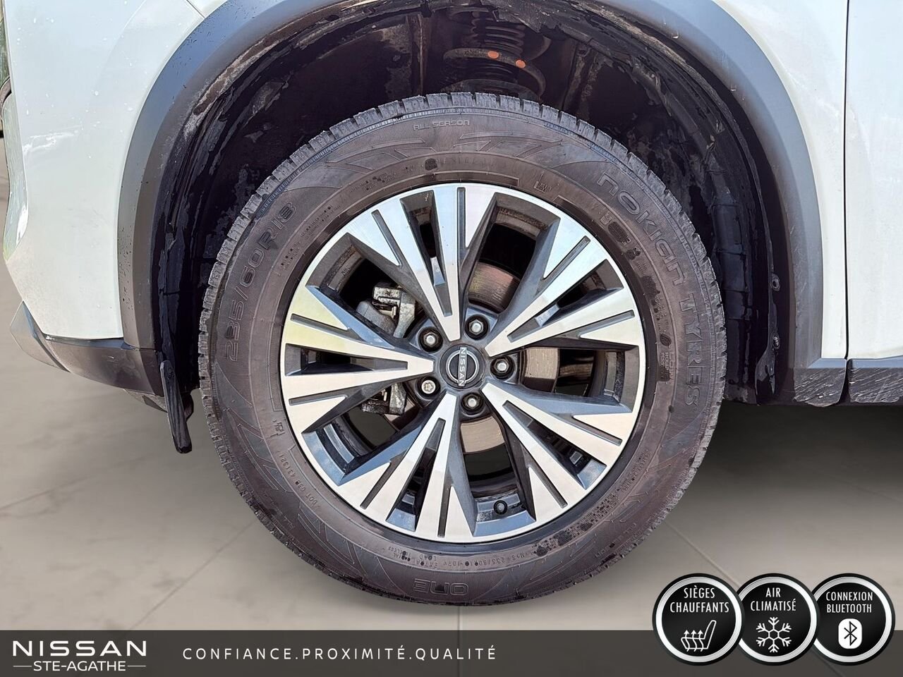 2023 Nissan Rogue SV TI avec ensemble toit ouvrant White Saint-Jérôme - photo #5