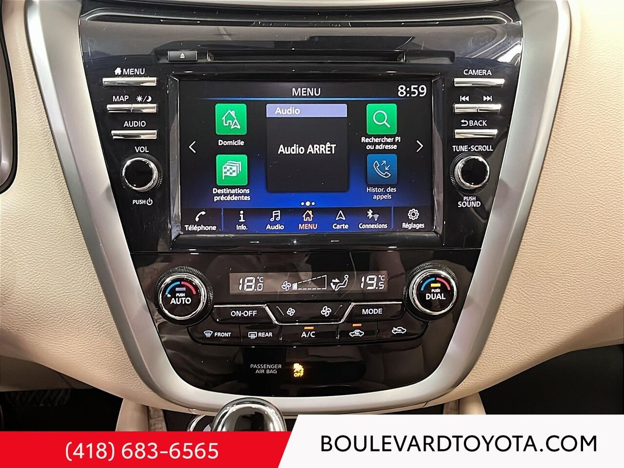 Nissan Murano 100150A-8 | SL 2022 Blanc Québec - photo #13
