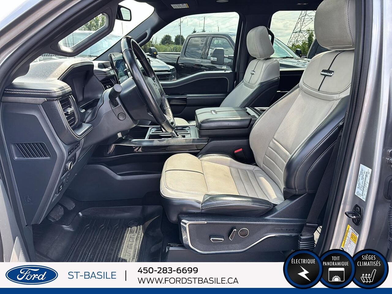 2023 Ford F-150 Lightning Silver Saint-Basile-le-Grand - photo #18