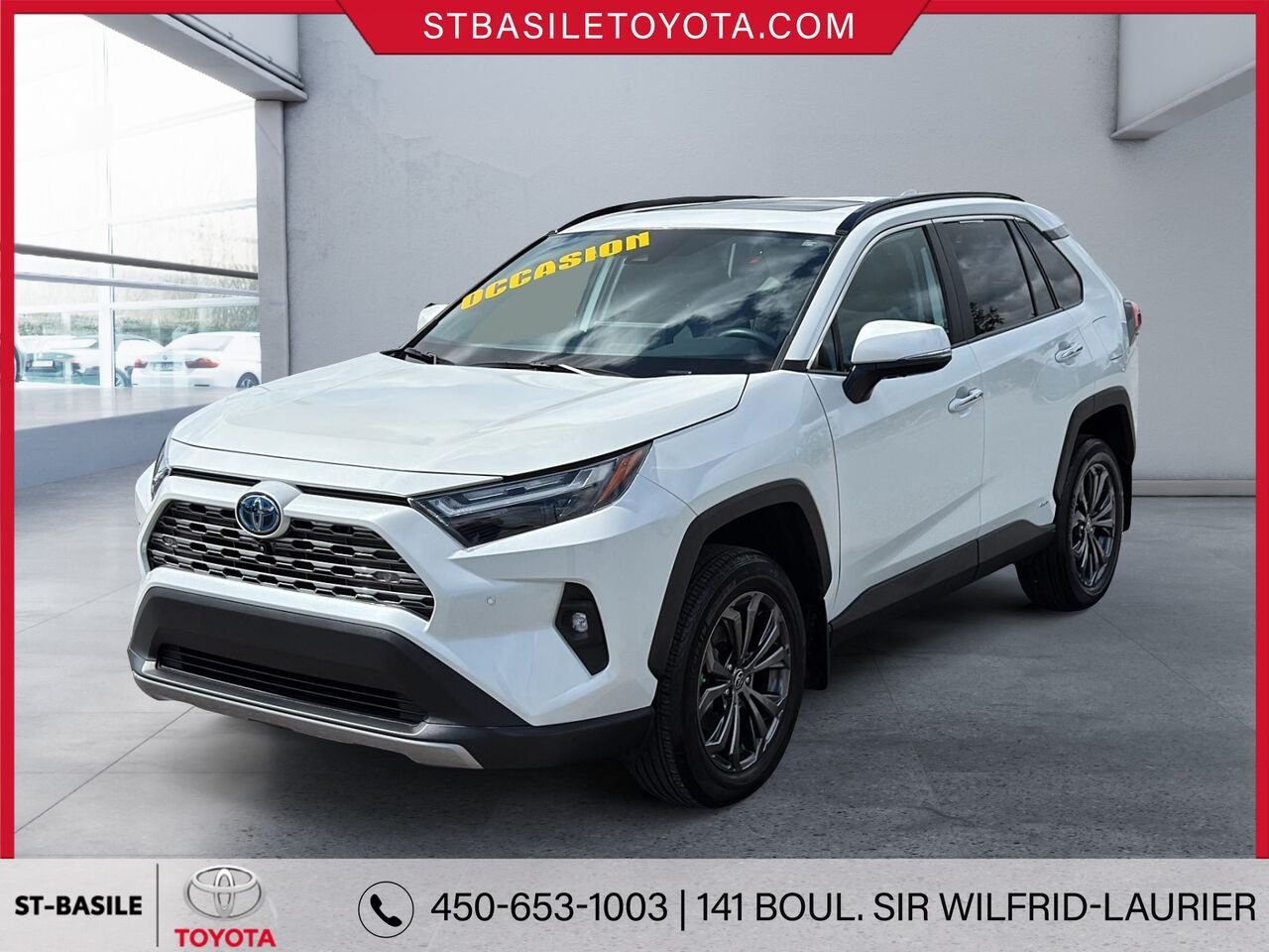 Toyota RAV4 Hybride 2023 Frisson glacé nacré Saint-Basile-le-Grand - photo #0