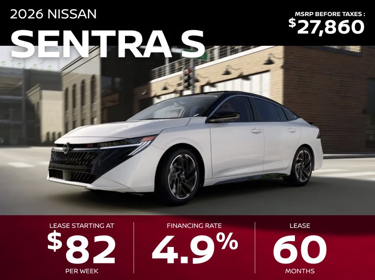 Nissan st eustache Accueil avril Sentra S