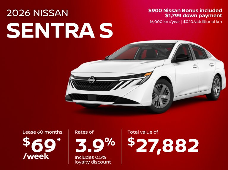 Nissan chomedey Accueil juillet Sentra S