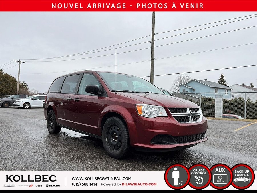 DODGE GRAND CARAVAN *** UN PROPRIO + CLEAN CARFAX + BAS KILOMÉTRAGE*** 2019 Rouge