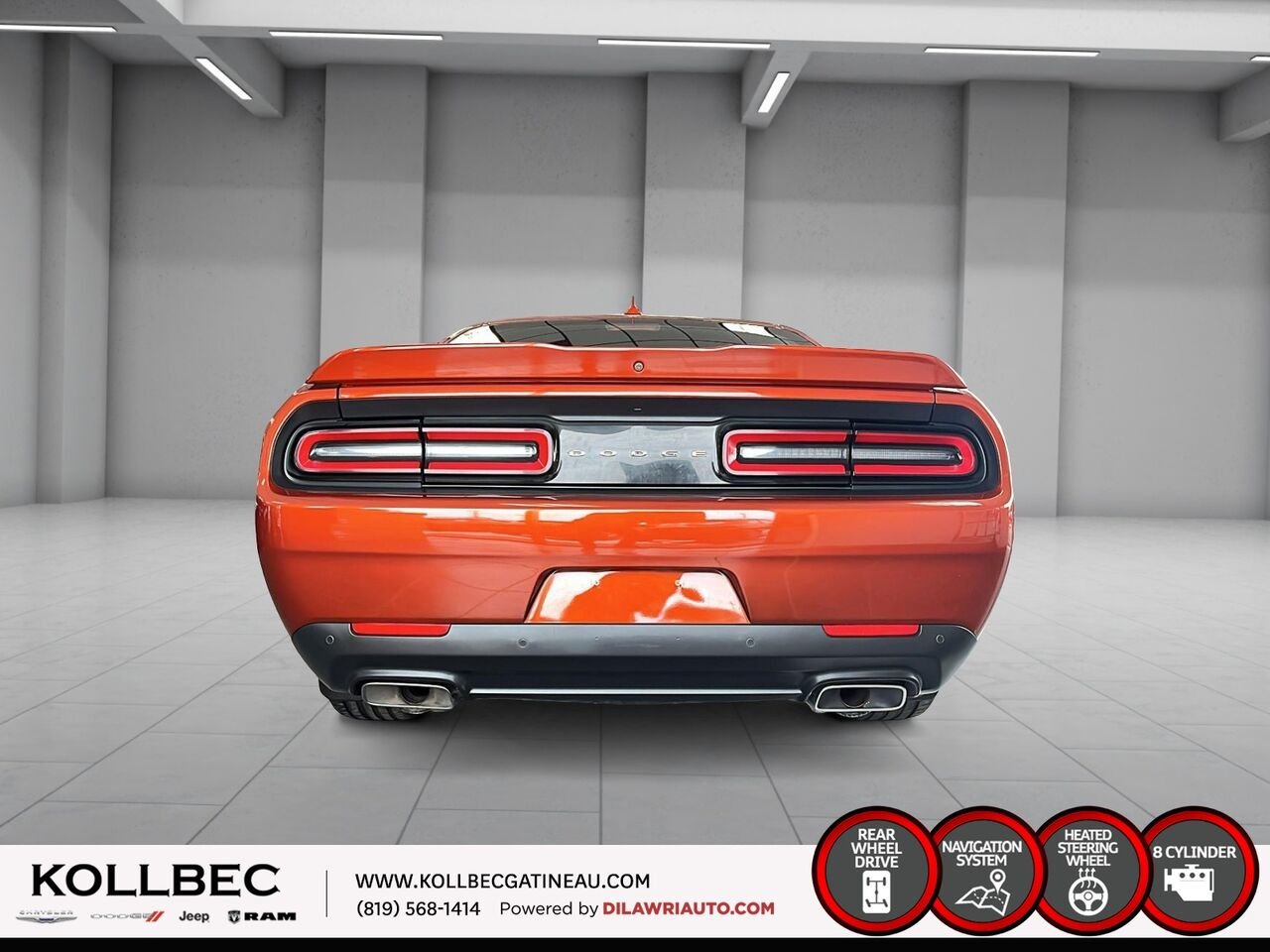 DODGE CHALLENGER U19190 | R/T 2021 Orange Gatineau - photo #15