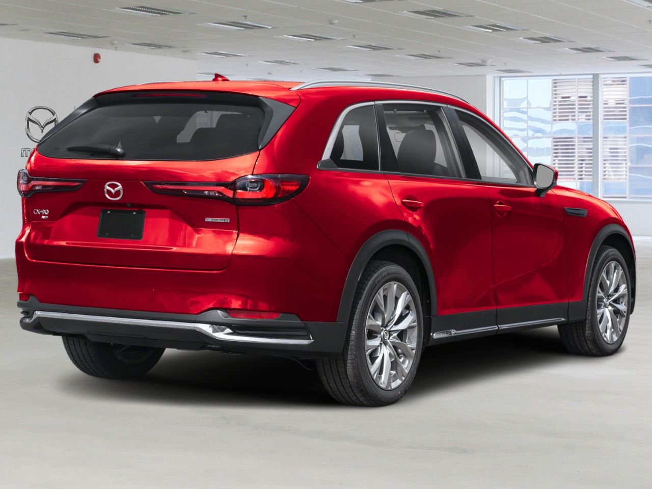 Mazda CX-90 hybride léger GT TI 2026 Rouge vibrant cristal métallisé Laval - photo #1