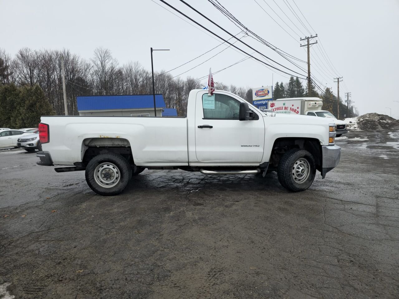 2015 Chevrolet Silverado 2500HD White  - photo #3