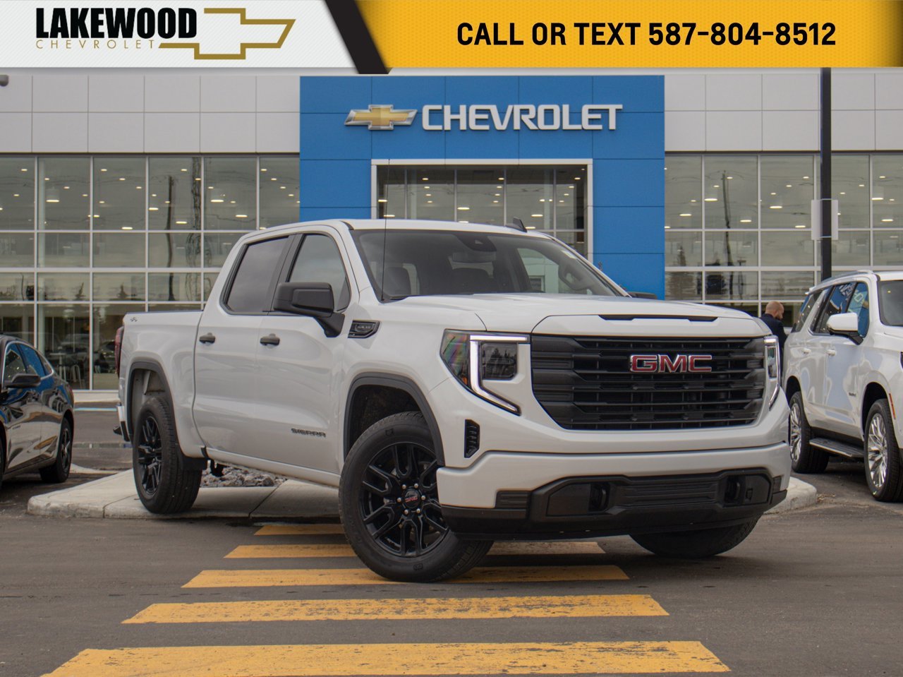 2024 GMC Sierra 1500 4WD Crew Cab 147 Pro White Sherwood Park - photo #0