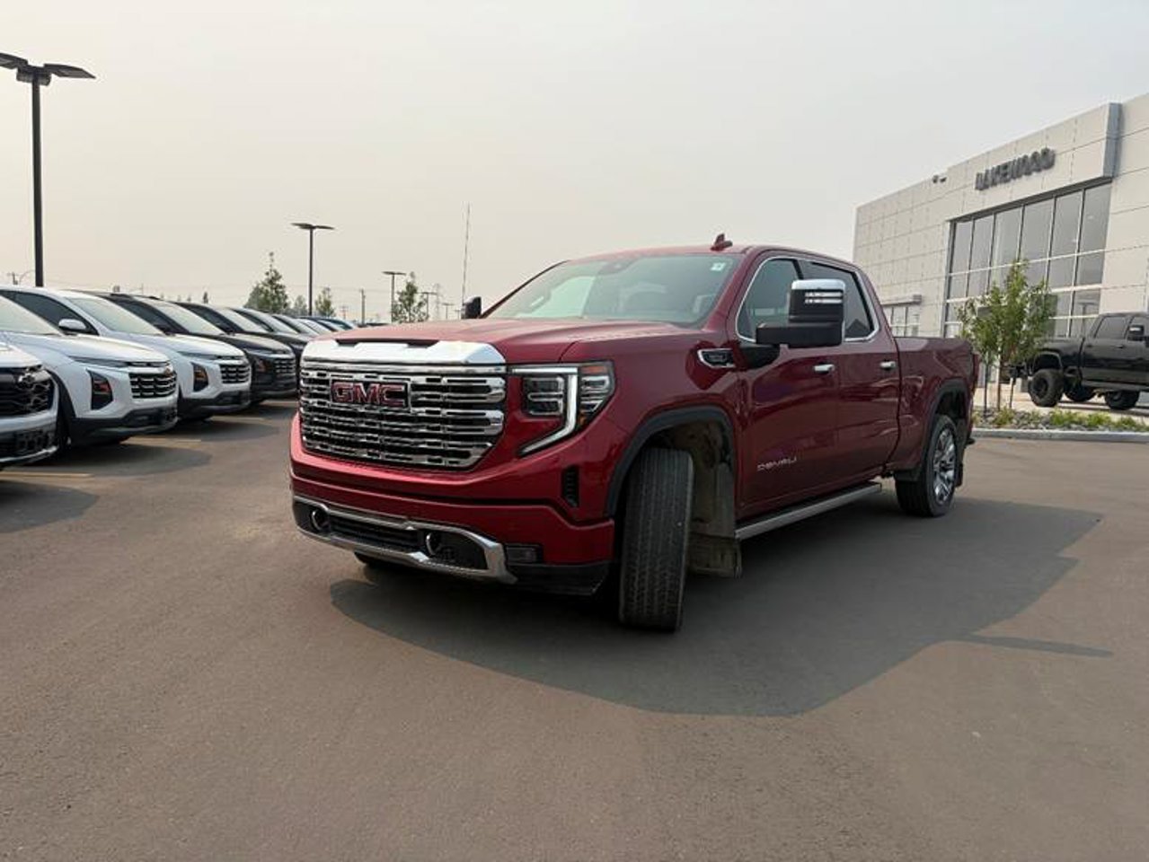 2024 GMC Sierra 1500 4WD Crew Cab 147 Denali Red Sherwood Park - photo #2