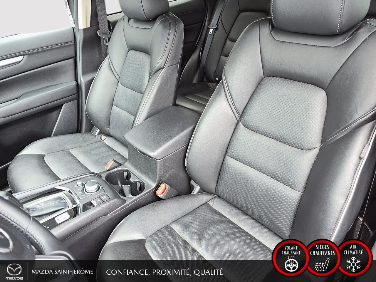 2025 Mazda CX-5 GS | CUIR | AWD | MAGS | Red Saint-Jérôme - photo #17