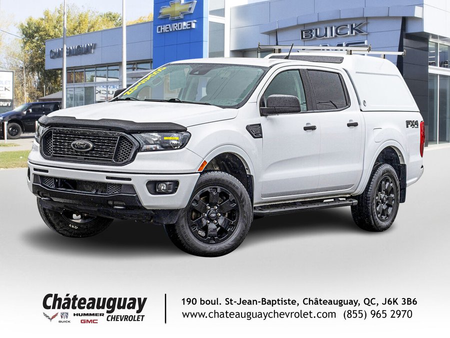 Ford Ranger XLT cabine SuperCrew 4RM caisse de 5 pi 2021 Blanc