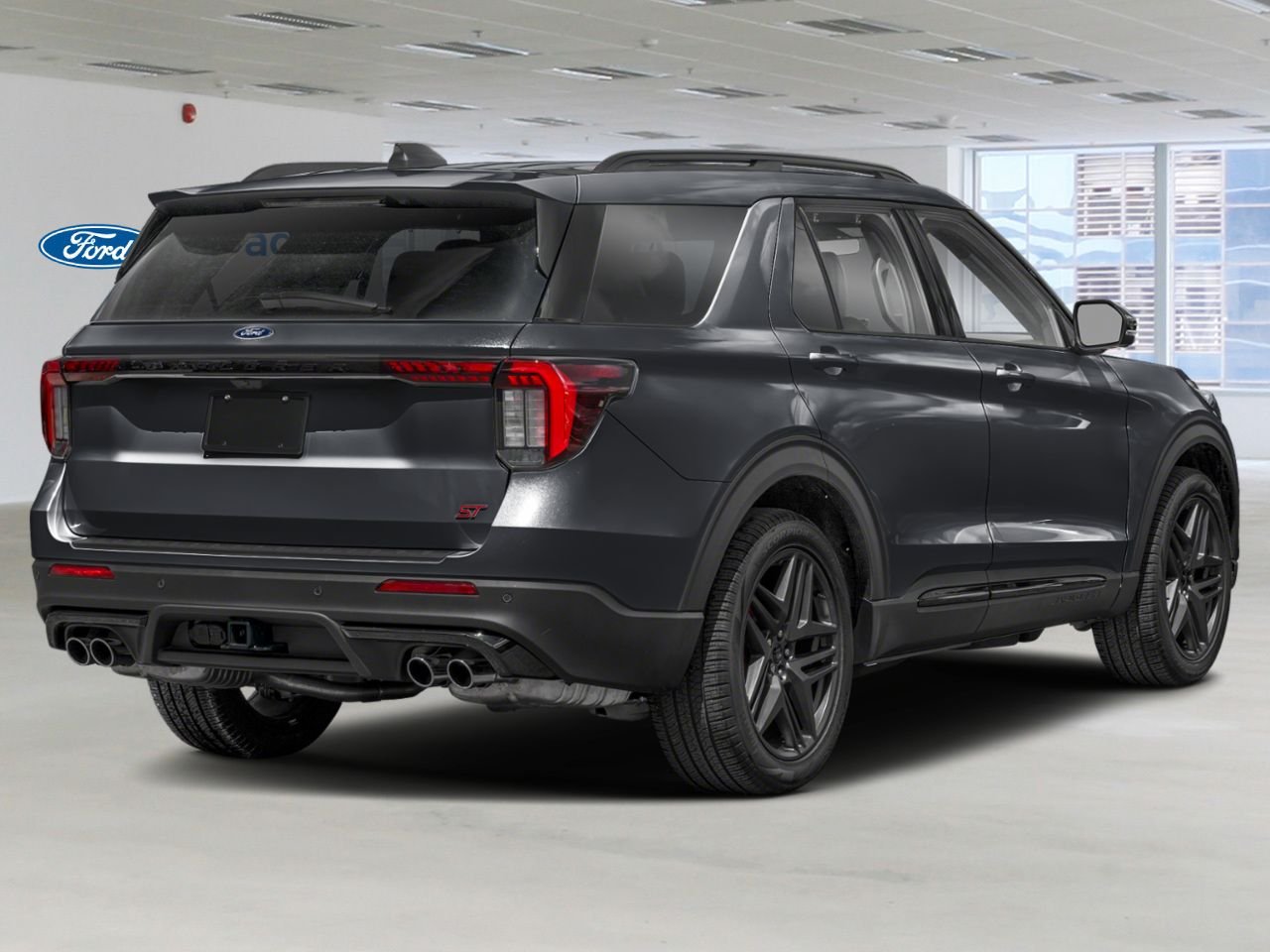 2026 Ford Explorer Agate Black Metallic Rouyn-Noranda - photo #1