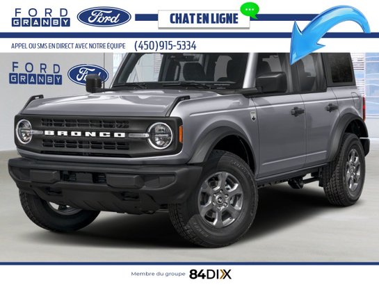 Ford Bronco Big Bend 4 portes 4x4 2026 Gris marais