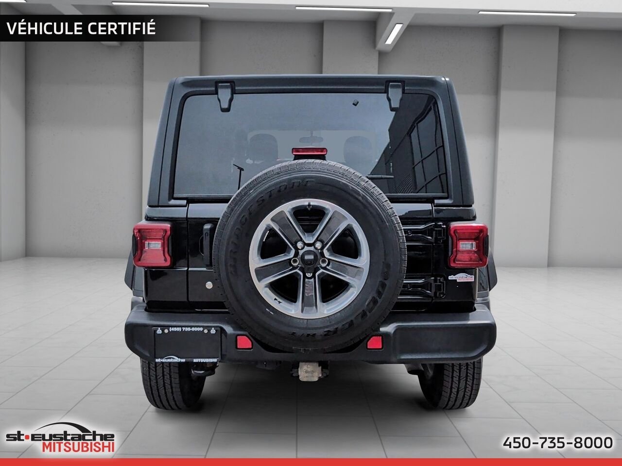 Jeep Wrangler Unlimited 2018 Noir Saint-Eustache - photo #2