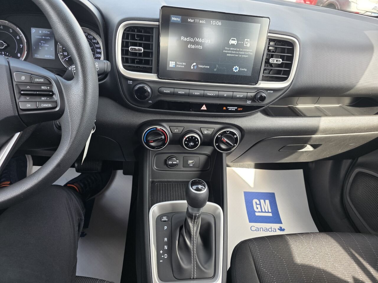 Hyundai Venue Essential IVT avec couleur deux tons 2021 Blanc Rouyn-Noranda - photo #17