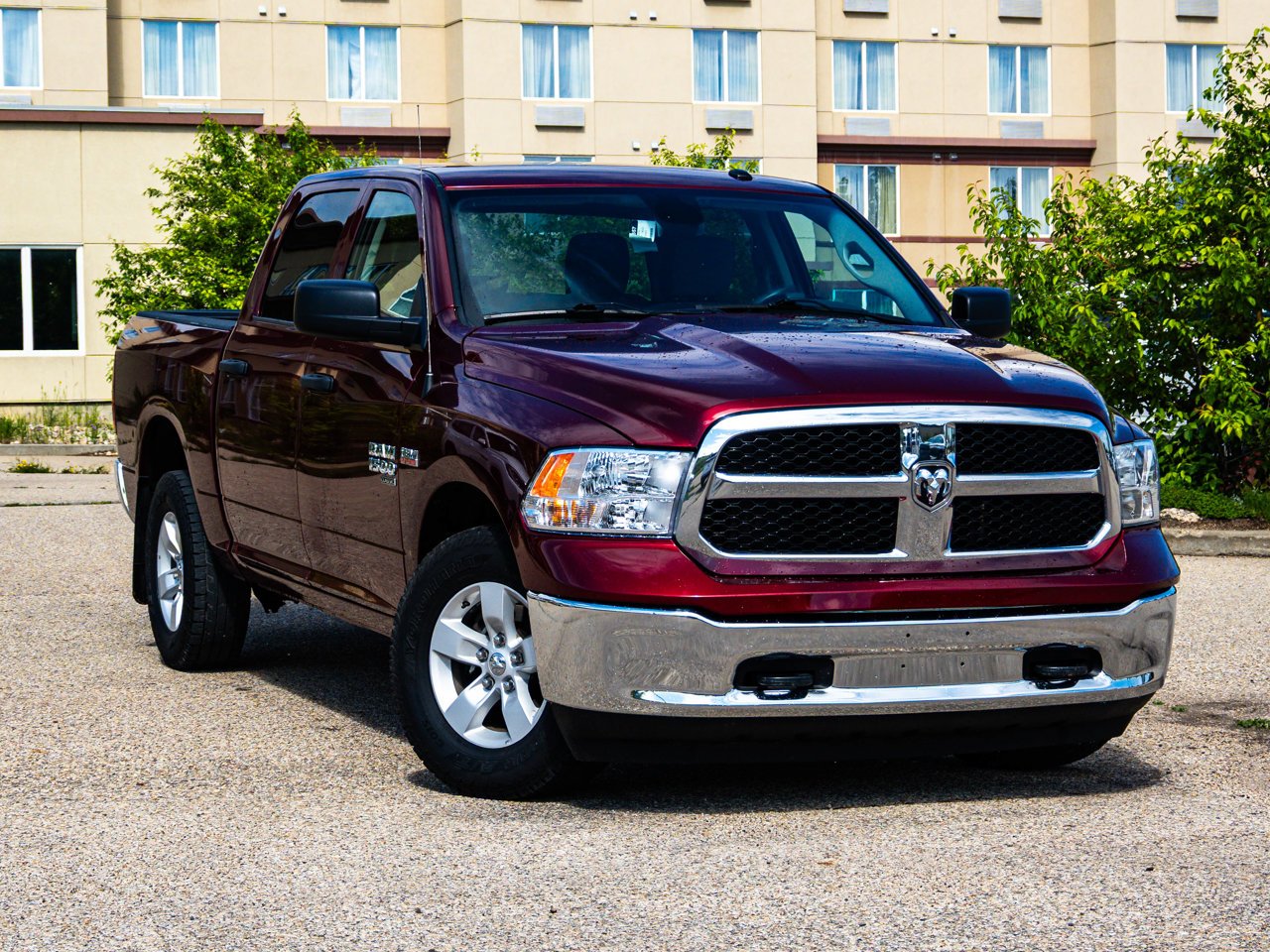 2023 Ram 1500 Classic SLT 4x4 Crew Cab 5'7 Box Red Sherwood Park - photo #1