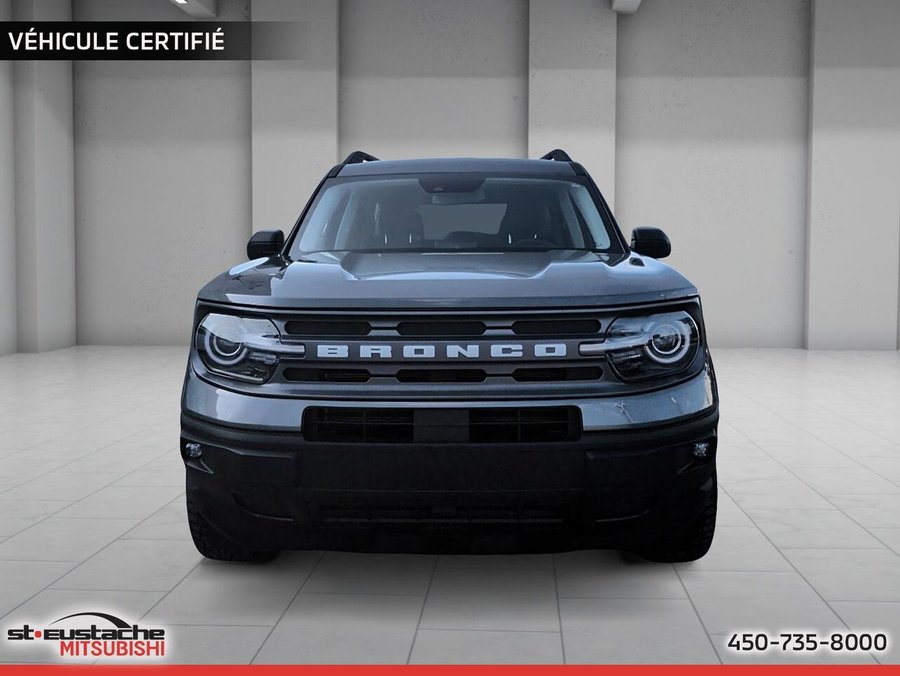 2022 Ford Bronco Sport Big Bend 4X4-GPS-BANC CHAUFFANT-CARPLAY/ANDROID AUTO Grey
