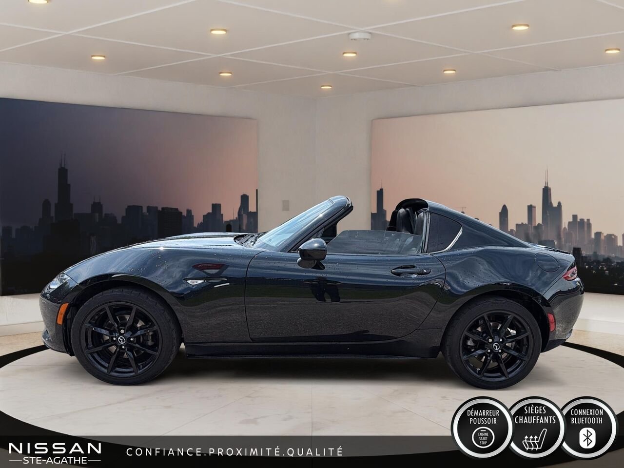 2022 Mazda MX-5 RF Black Sainte-Agathe-des-Monts - photo #6