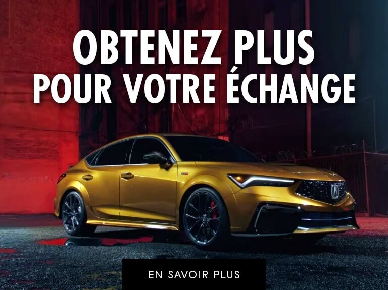 Acura plus echange desktop