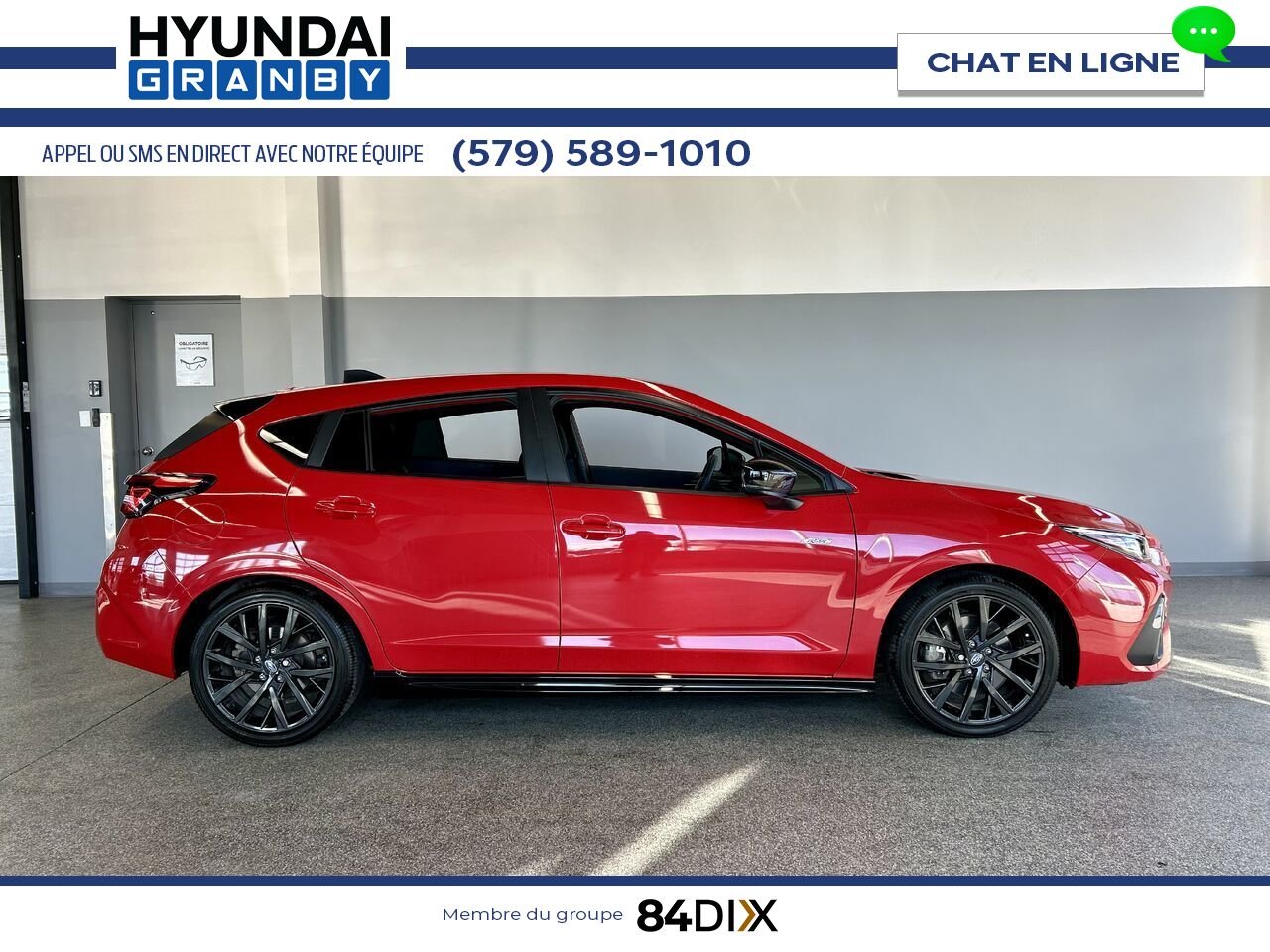 Subaru Impreza 2024 Rouge Granby - photo #7