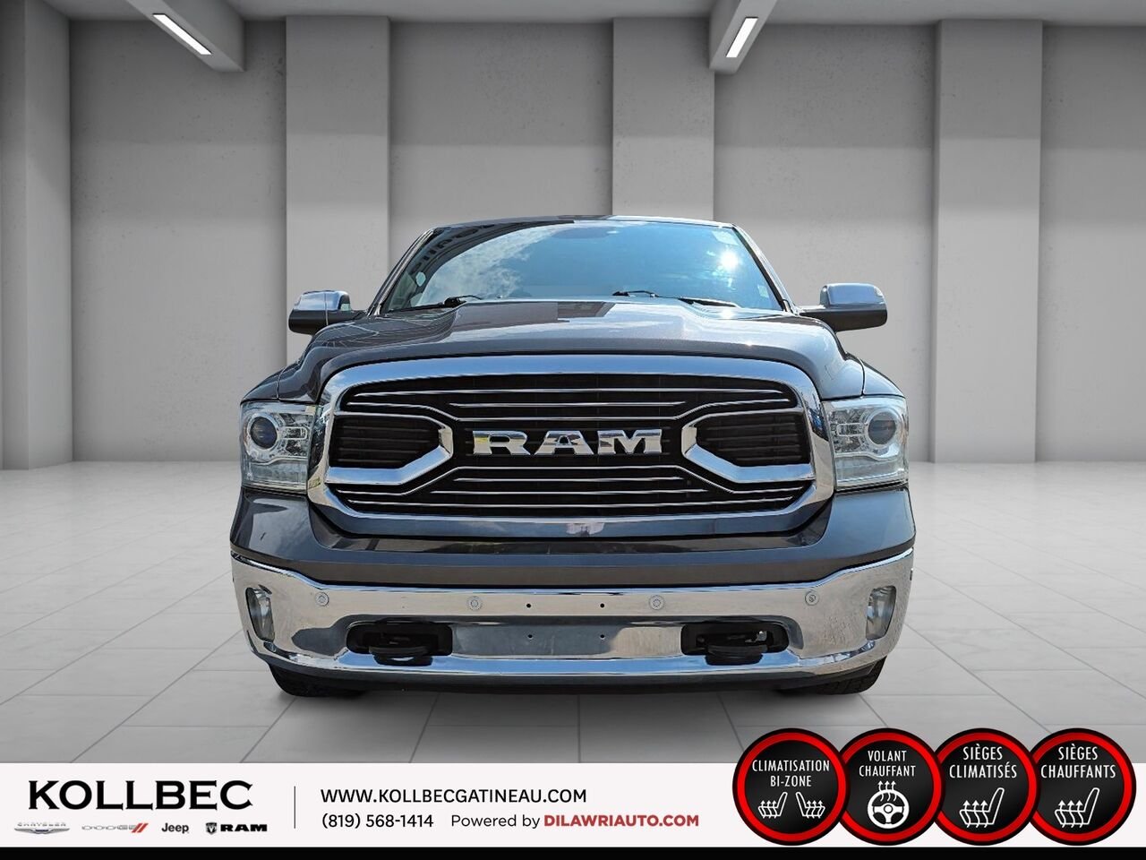 2016 RAM 1500 Limited CREWCAB 4x4 Grey Ottawa & Gatineau - photo #11