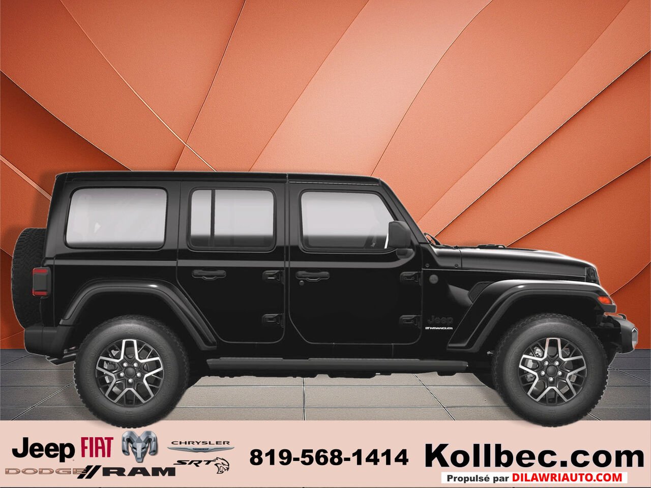 2025 Jeep Wrangler 251260 | Sahara 4 portes 4x4 Black Gatineau - photo #2