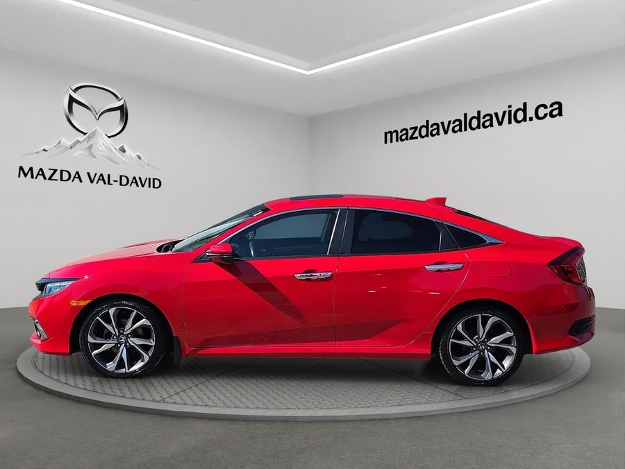 2020 Honda Civic Berline Tourisme CVT, Navigation, Toit ouvrant, Apple Carplay Red