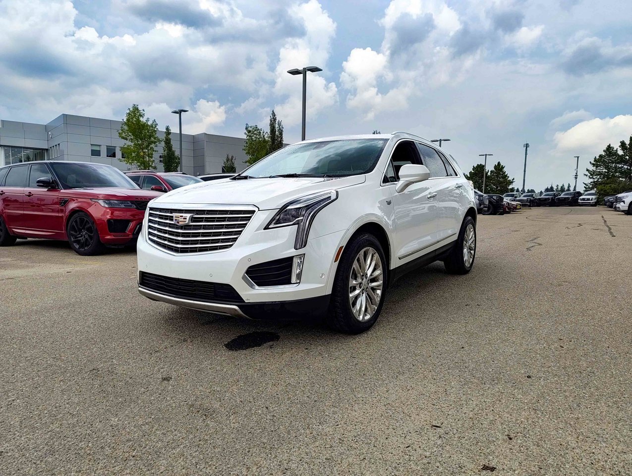 2018 Cadillac XT5 AWD 4dr Platinum White Sherwood Park - photo #3