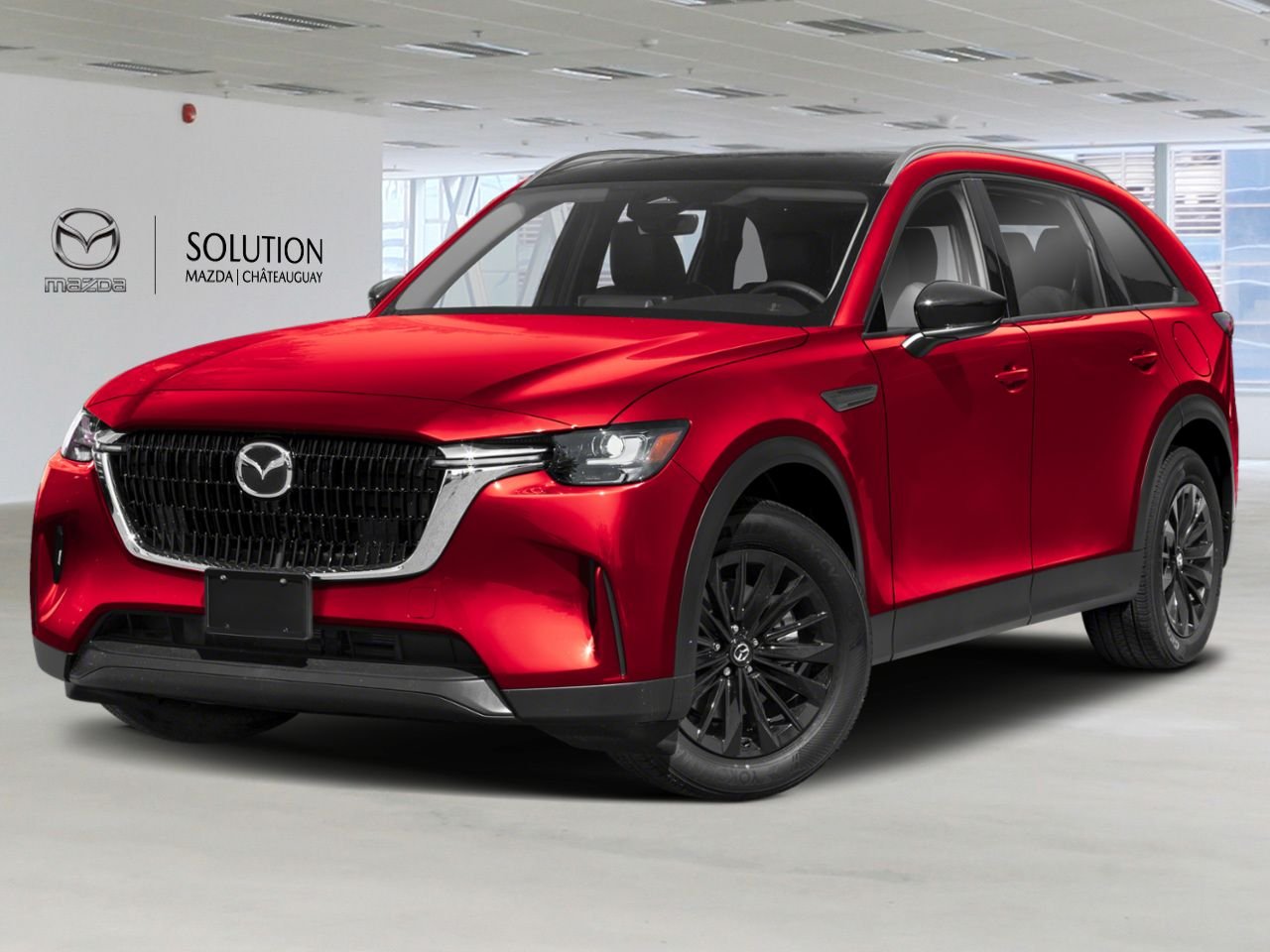 MAZDA CX-90 hybride léger GS-L TI 2026 Rouge vibrant cristal métallisé Châteauguay - photo #0