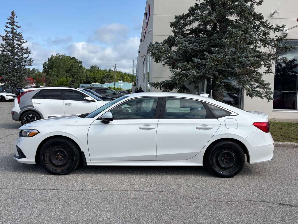 2022 Honda Civic Sedan LX CVT White Gatineau - photo #2