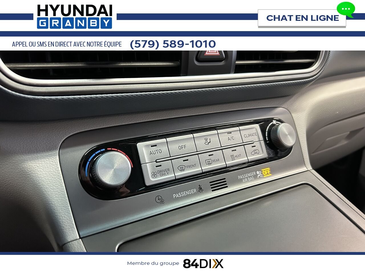 Hyundai Kona électrique 2020 Blanc Granby - photo #14