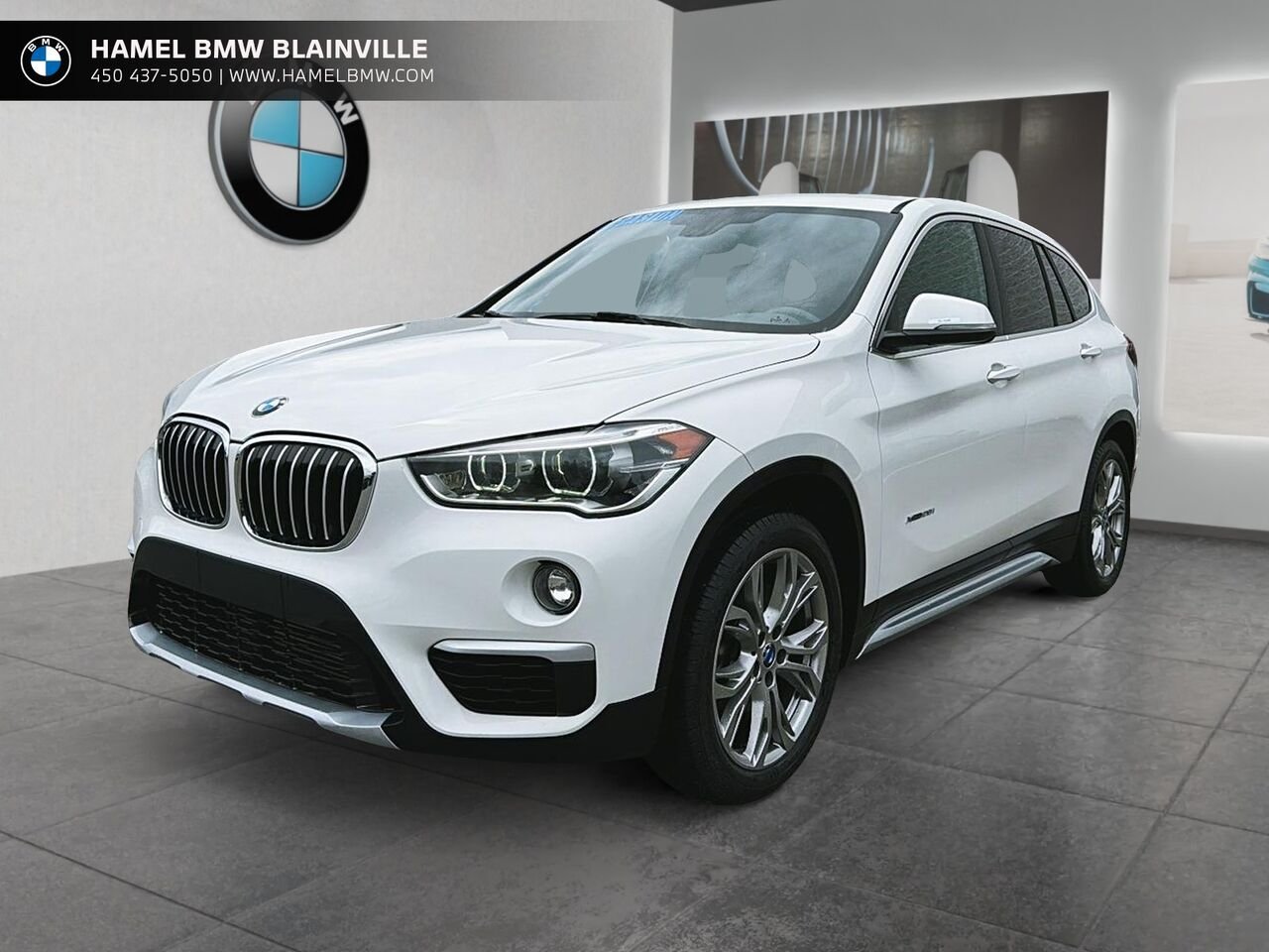2018 BMW X1 xDrive28i véhicule d'activités sportives White Blainville - photo #0