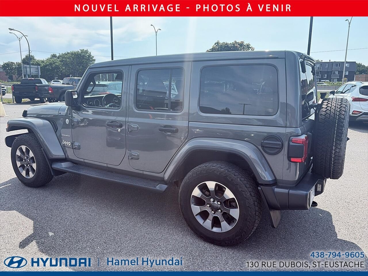 Jeep Wrangler Unlimited 2020 Gris Saint-Eustache - photo #3