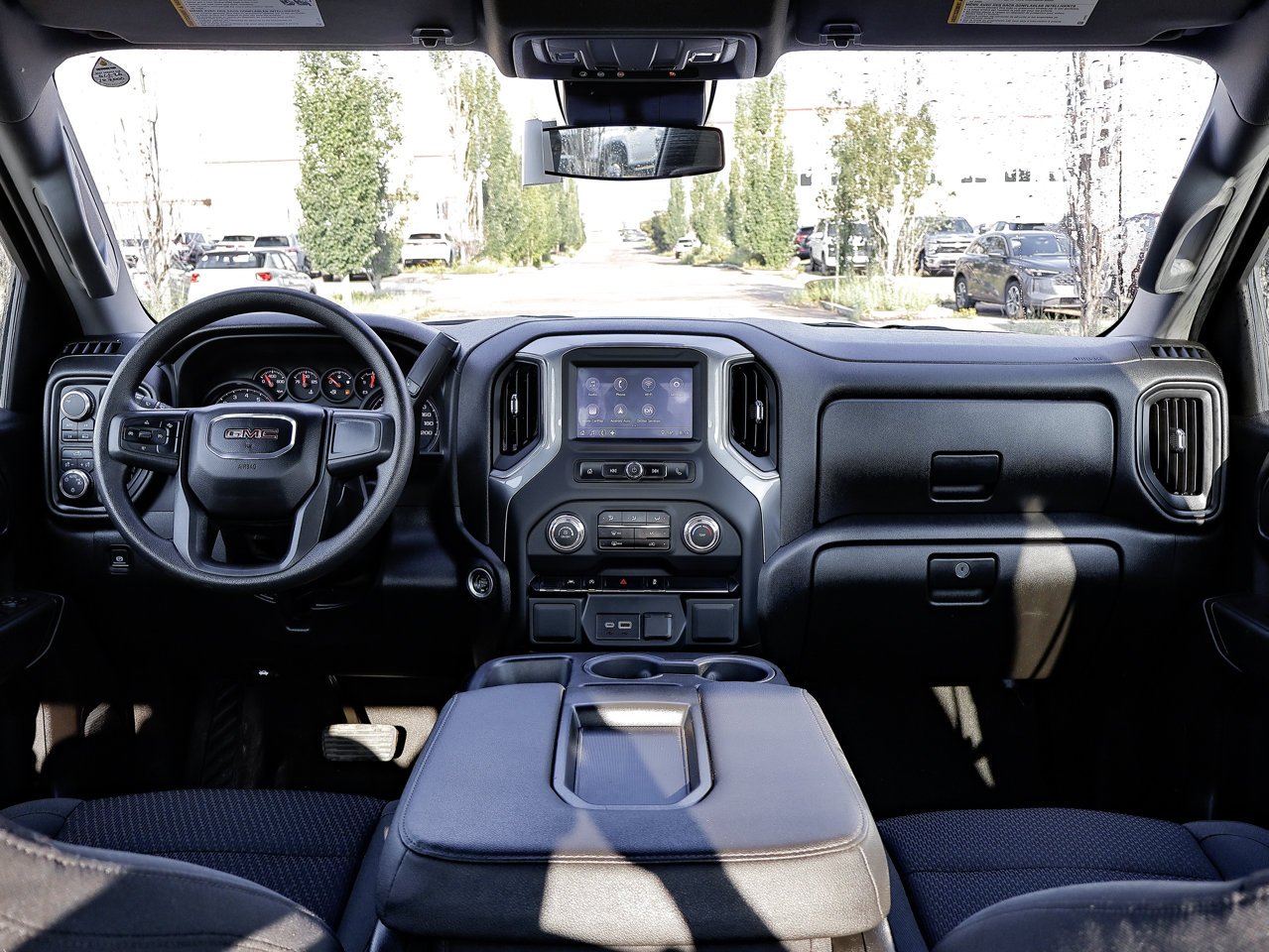 2024 GMC Sierra 1500 4WD Crew Cab 147 Pro White Sherwood Park - photo #26