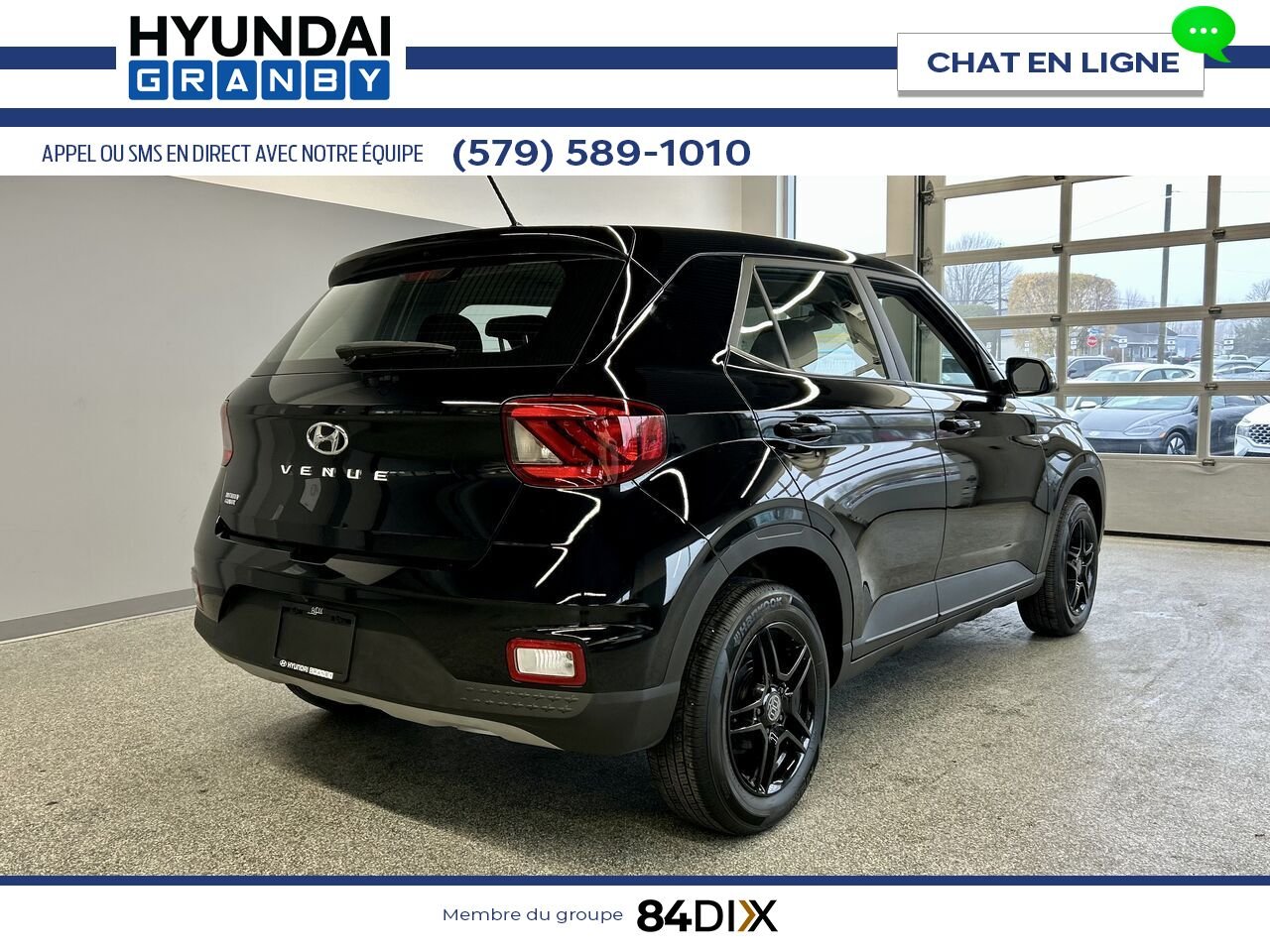 Hyundai Venue 2024 Noir Granby - photo #6