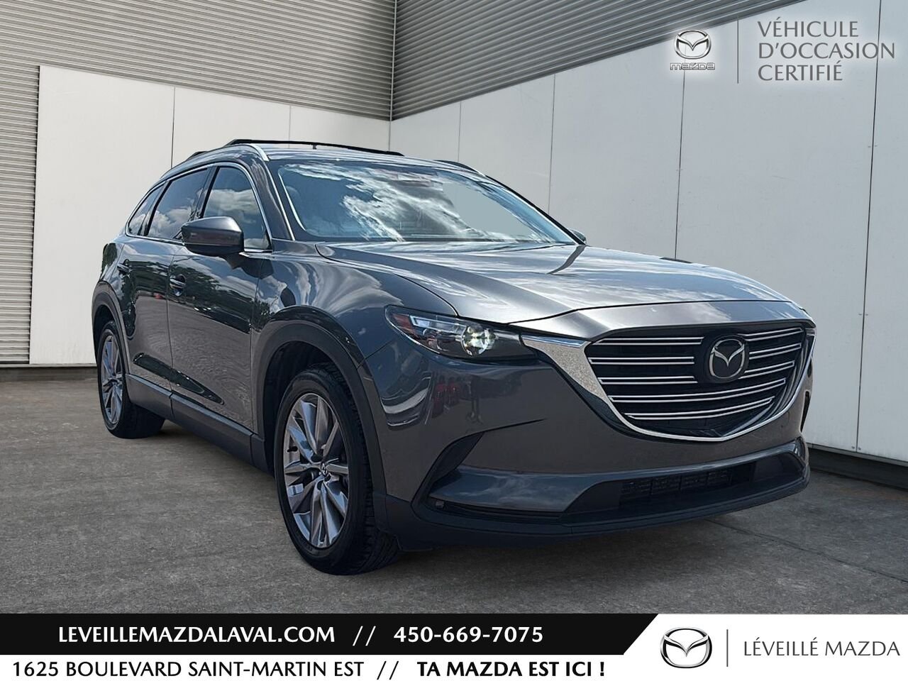 Mazda CX-9 GS TI 2023 Gris Laval - photo #2