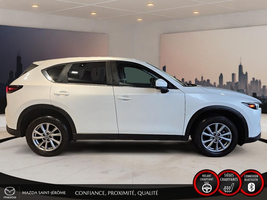 MAZDA CX5 GS | AWD | CUIR | MAGS | 2023 Blanc