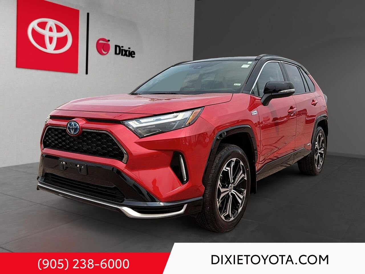 2024 Toyota RAV4 Prime PRIME XSE PLUG-IN HYBRID AWD / CLEAN CARFAX / HEATED SEATS / LEATHER SURFACE / MOONROOF / CARPLAY AND ANDROID AUTO Red Mississauga - photo #0