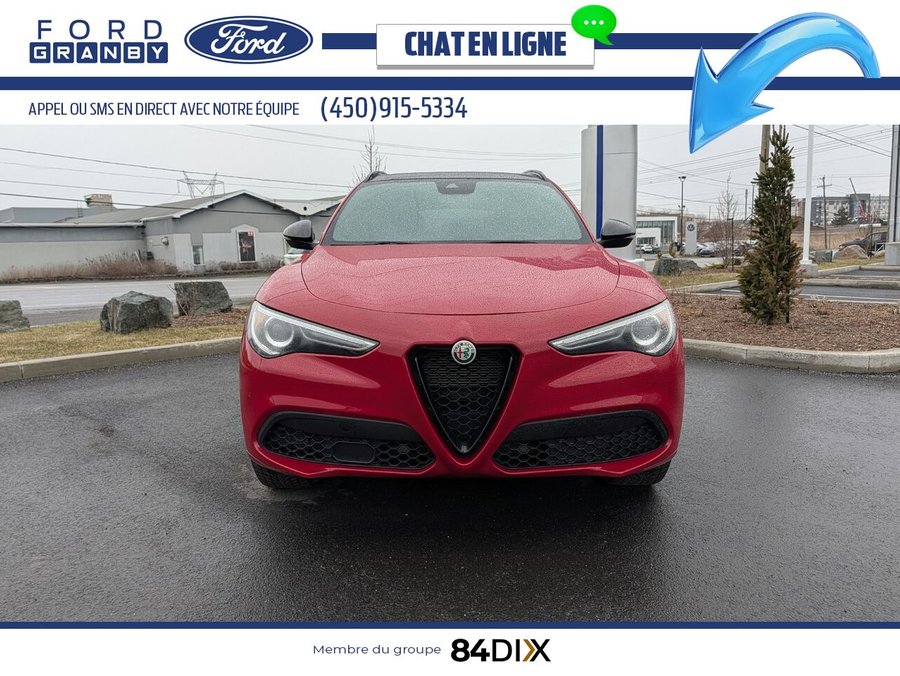 Alfa Romeo Stelvio Ti berline sport 2020 Rouge