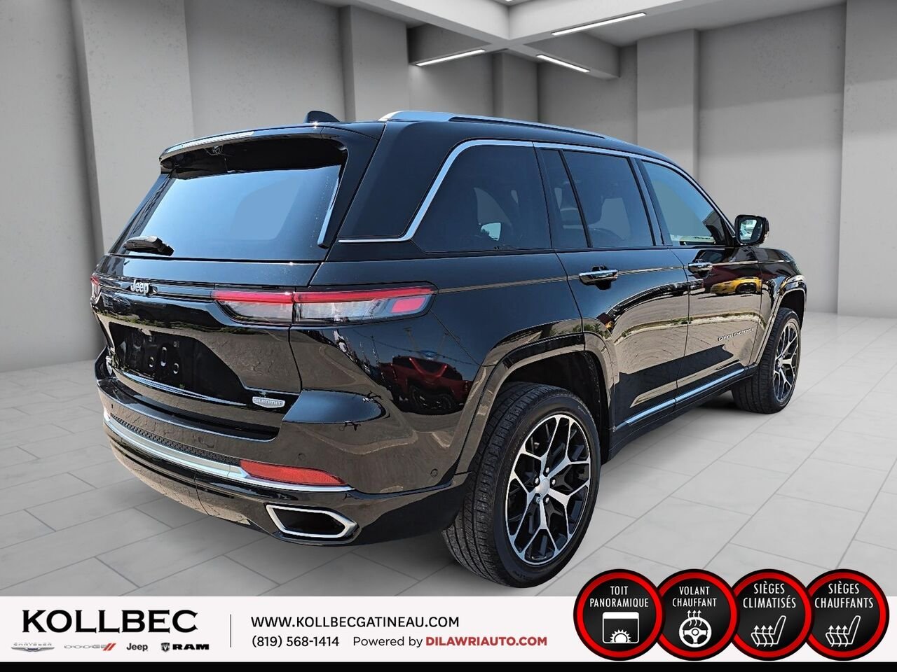 2023 JEEP GRAND CHEROKEE 26961 | Summit Reserve 4x4 Black Gatineau - photo #14