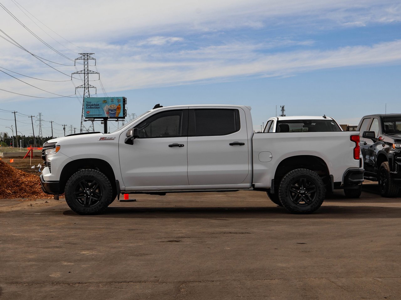 2022 Chevrolet Silverado 1500 4WD Crew Cab 147 LT Trail Boss White Sherwood Park - photo #4