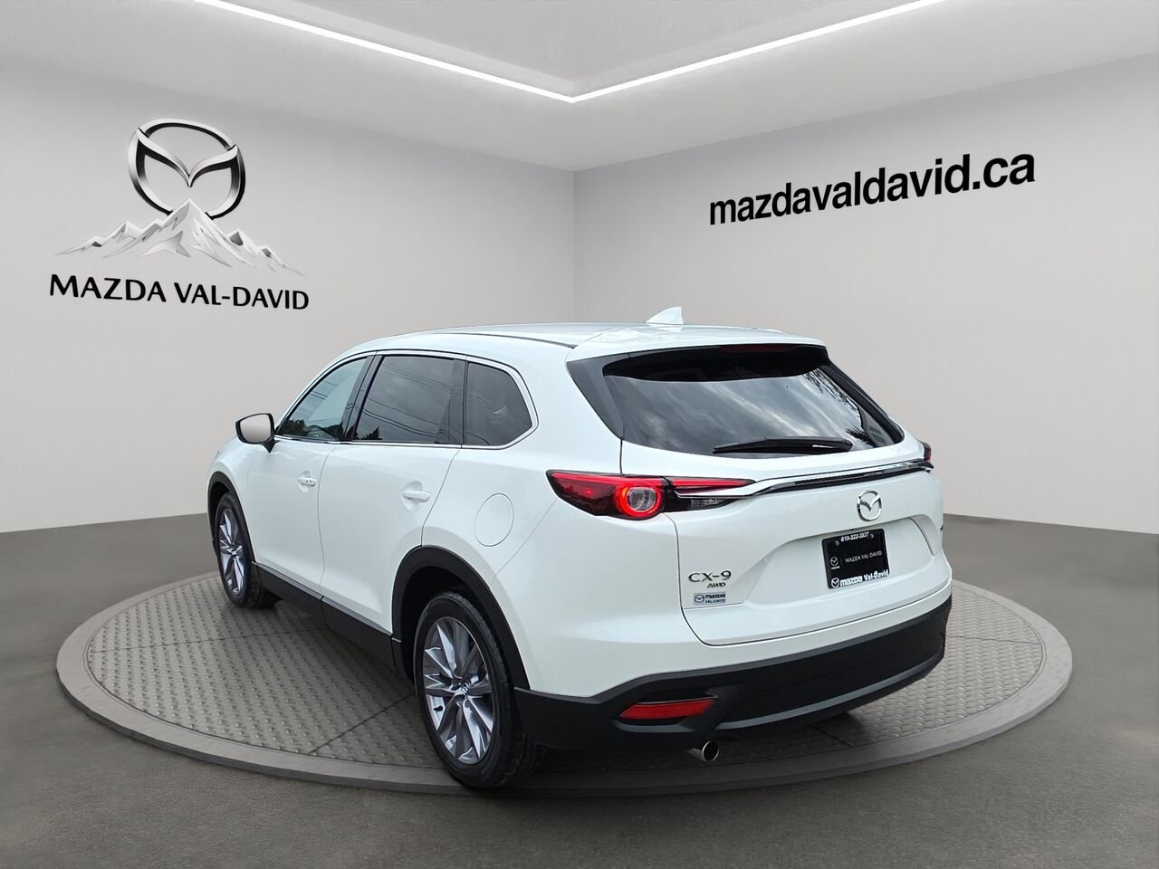 Mazda CX-9 GS-L TI, 7 passagers, Apple carplay, Toit ouvrant, volant chauffant 2023 Blanc Val-David - photo #20