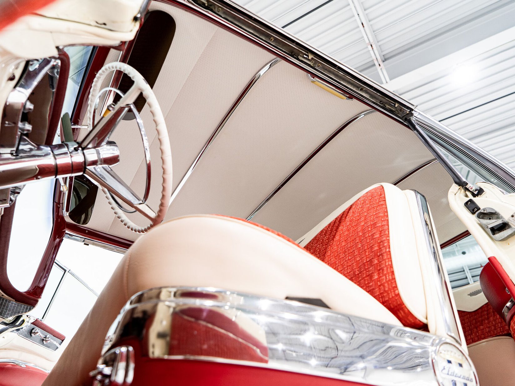 1956 Cadillac Eldorado Seville With Factory A/C | PRIX EN USD White Montreal - photo #72