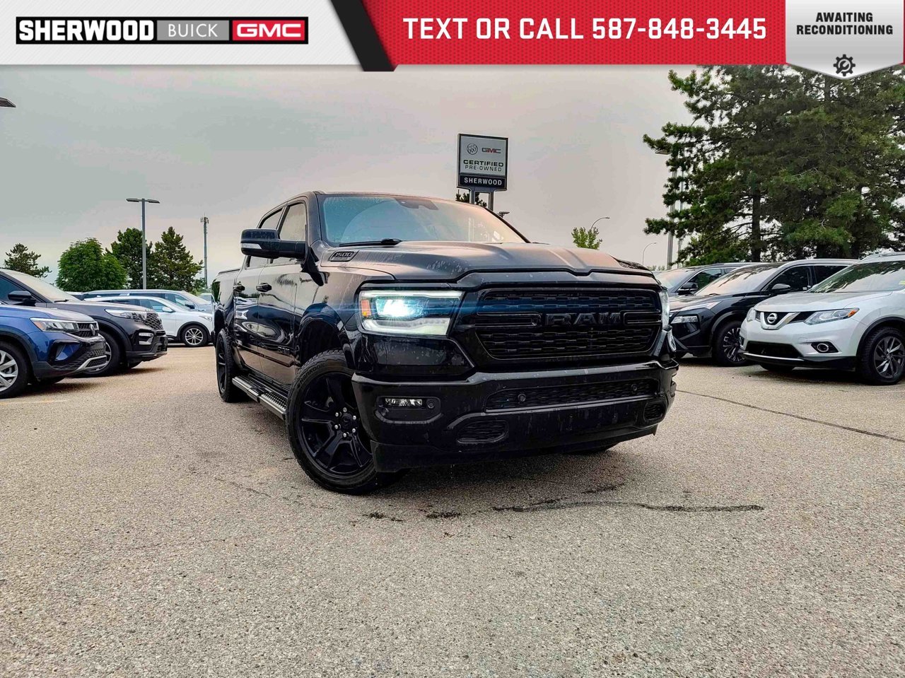 2022 Ram 1500 Sport 4x4 Crew Cab 5'7 Box Black Sherwood Park - photo #0