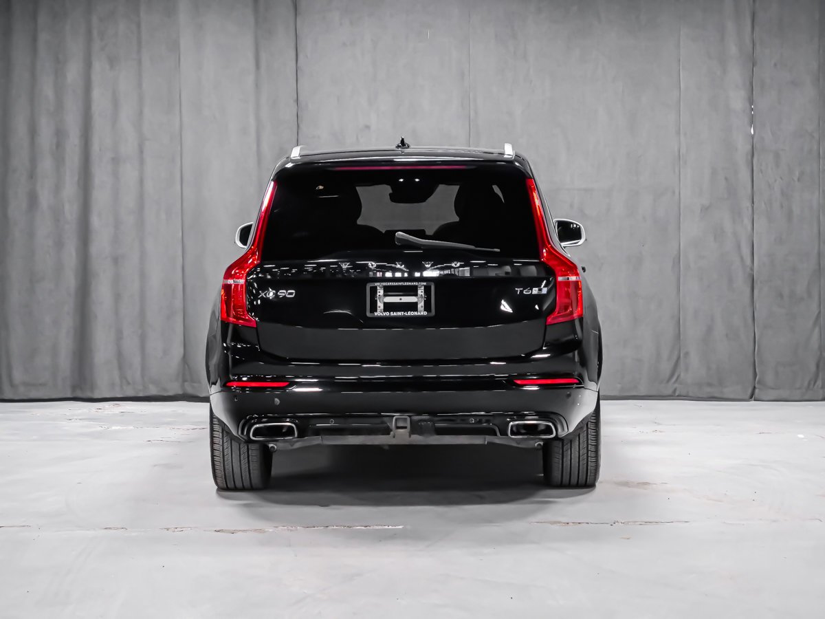 Volvo XC90 T6 R-DESIGN CONVENIENCE AFFICH. TÊTE HAUTE POLESTAR OPTIMISATION 2017 Noir Montréal - photo #4