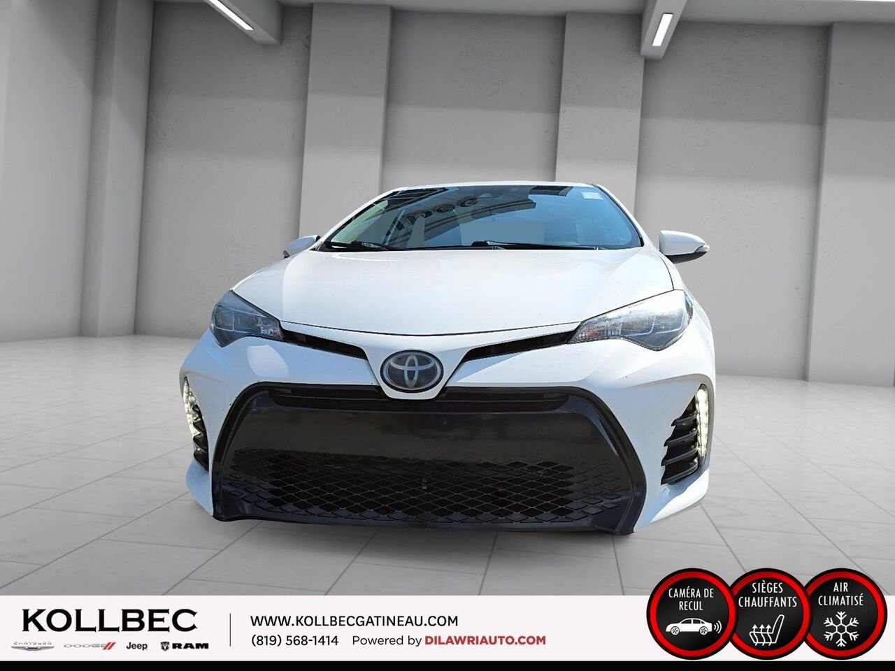 TOYOTA COROLLA SE 2018 Blanc Ottawa & Gatineau - photo #12