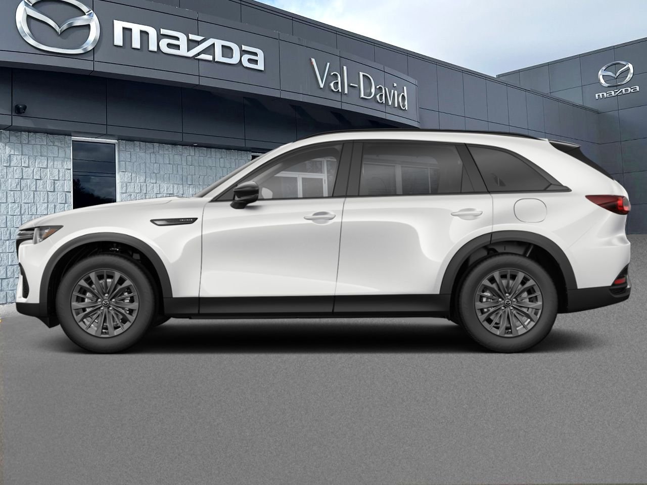 2026 Mazda CX-70 MHEV GS-L TI, MHEV Rhodium White Metallic Val-David - photo #1